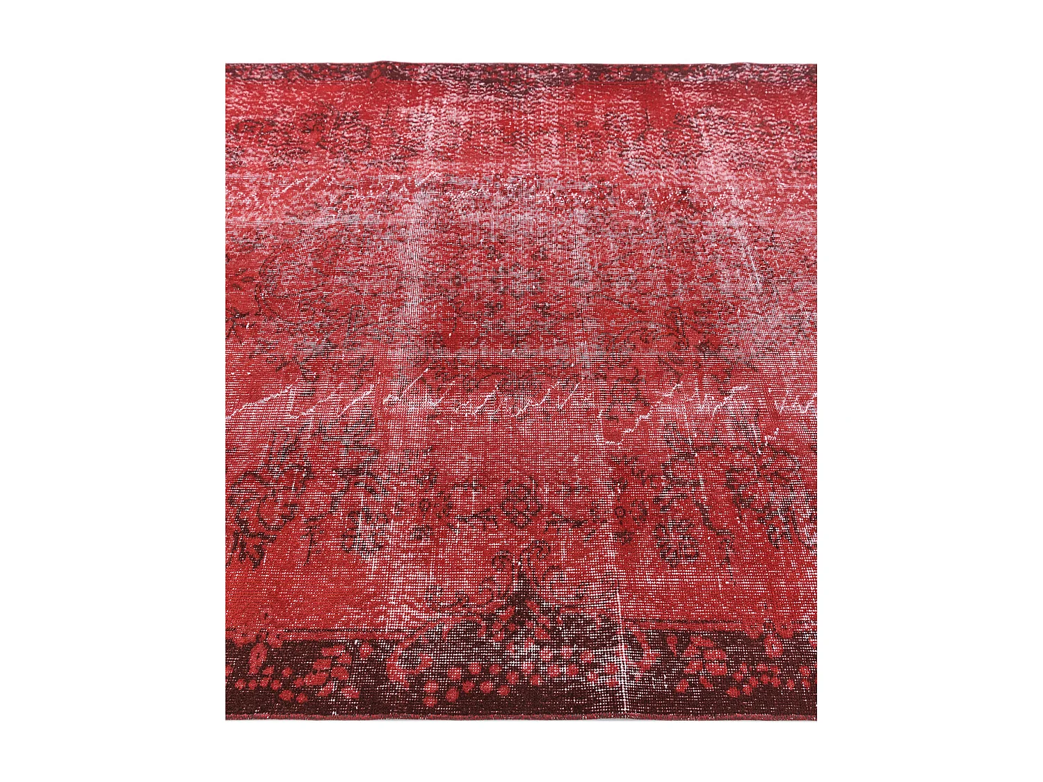 Tapis de laine 165x287 rouge Ultra Vintage