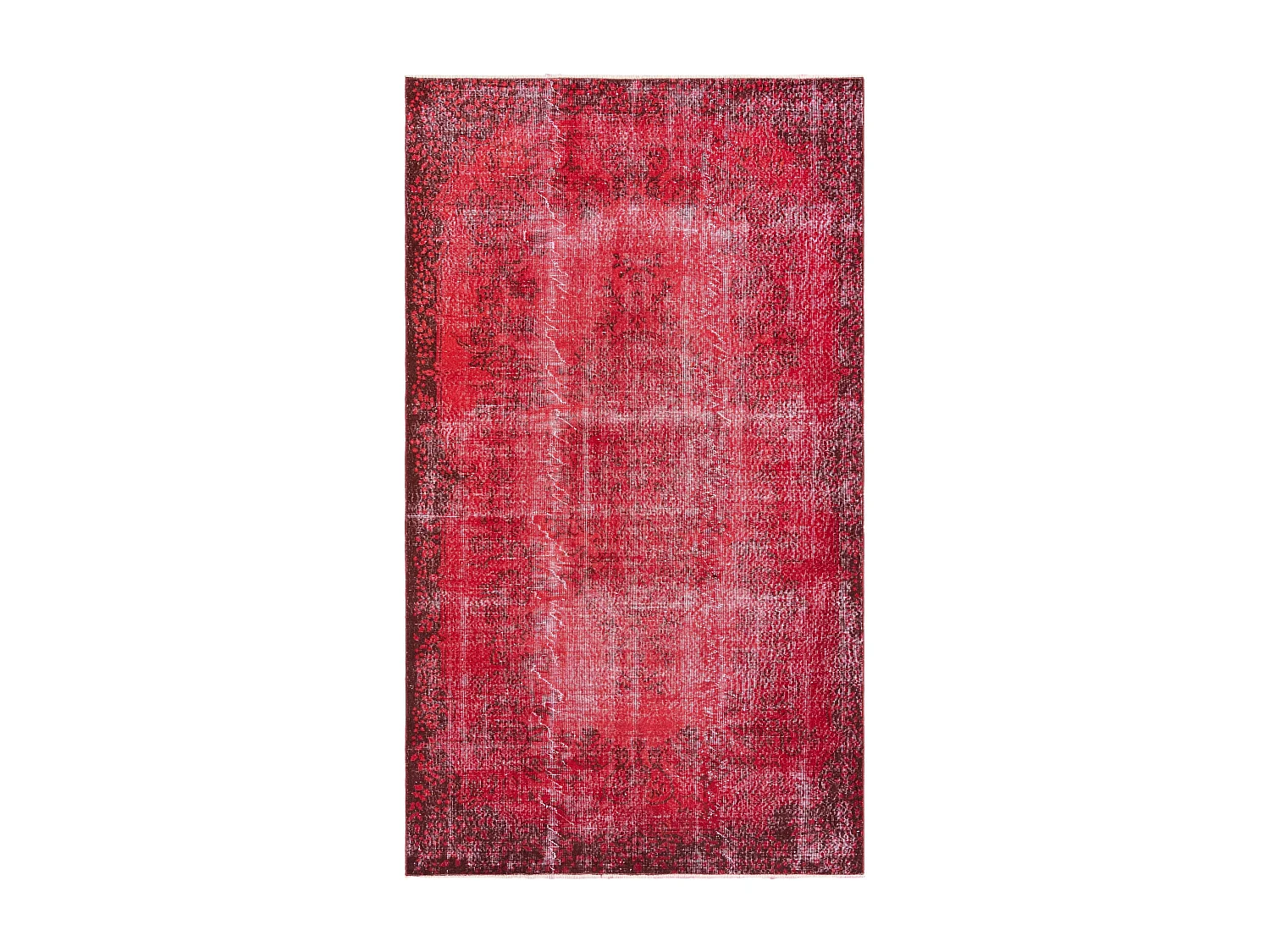 Tapis de laine 165x287 rouge Ultra Vintage