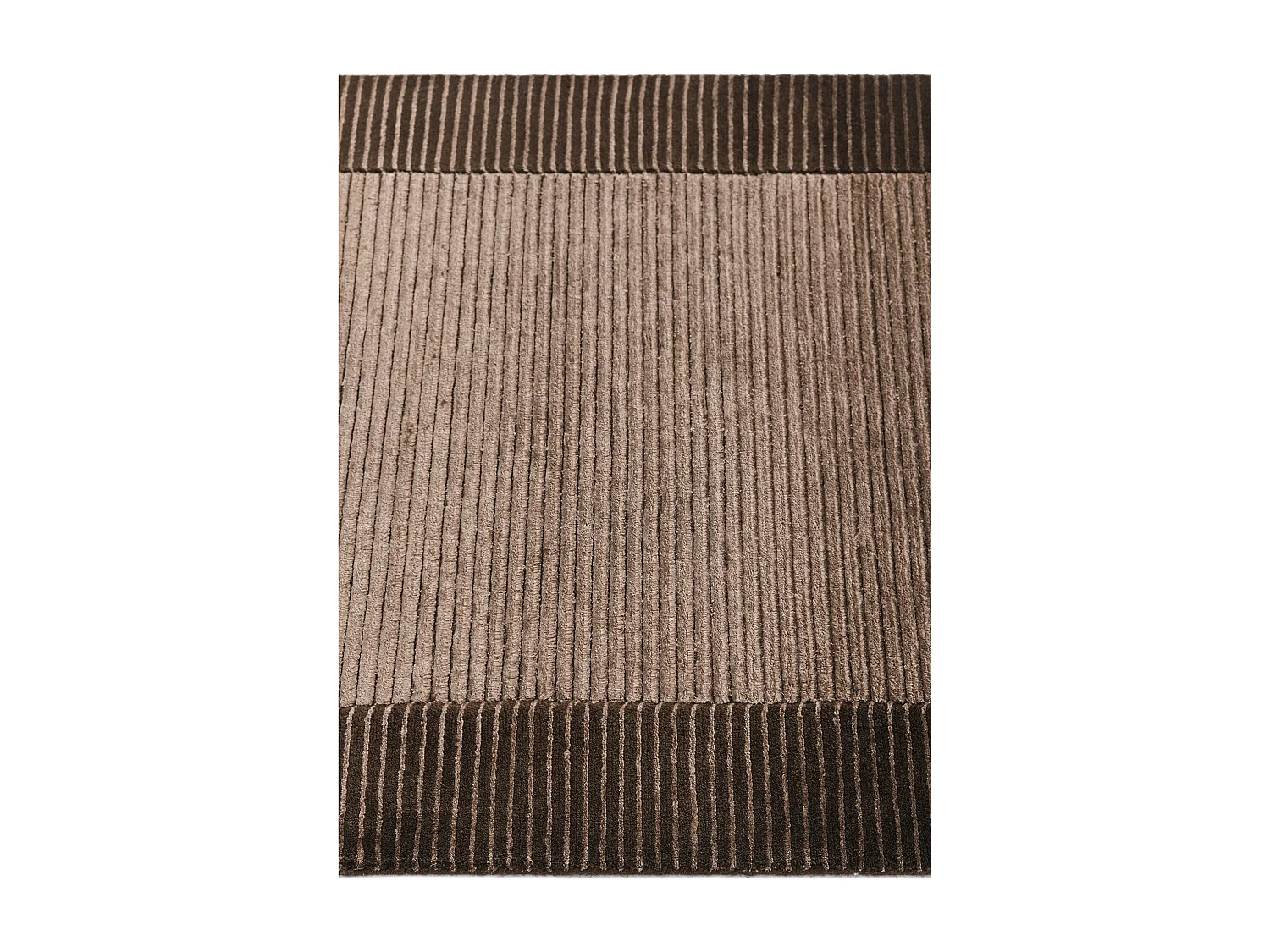 Tapis de couloir en laine 79x180 brun Darya
