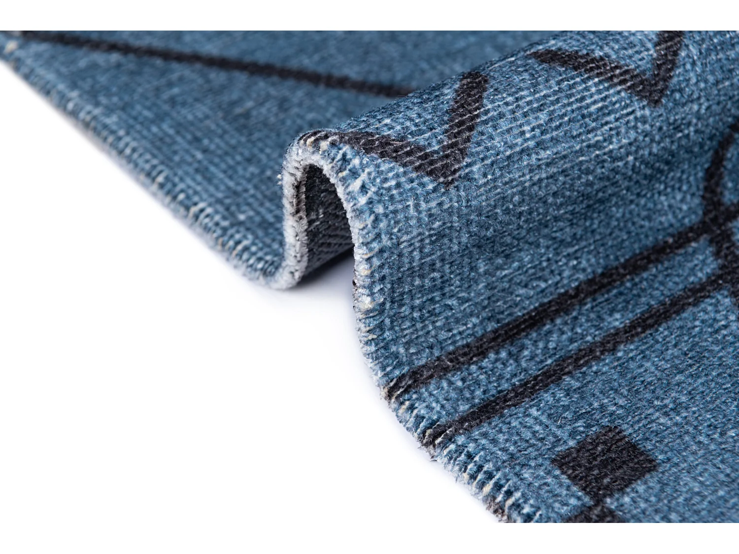 Tapijt 185x120 Blauw Kriens Maya