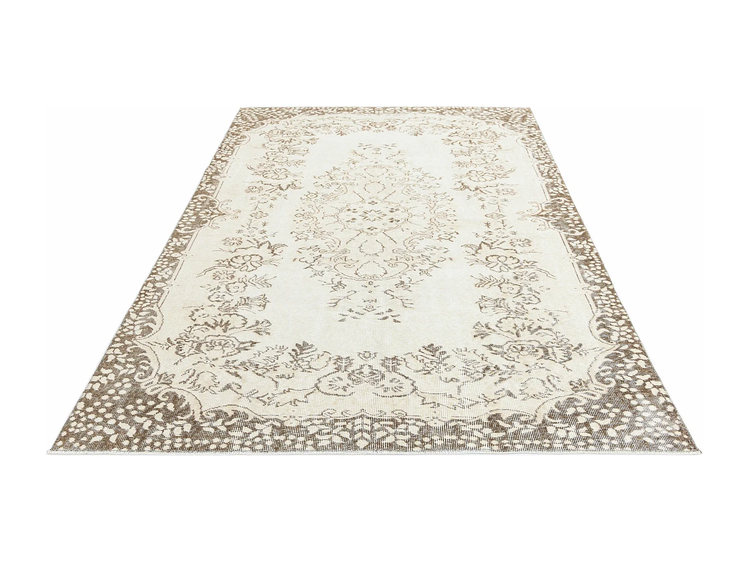 Tappeto in lana 163x246 beige Ultra Vintage