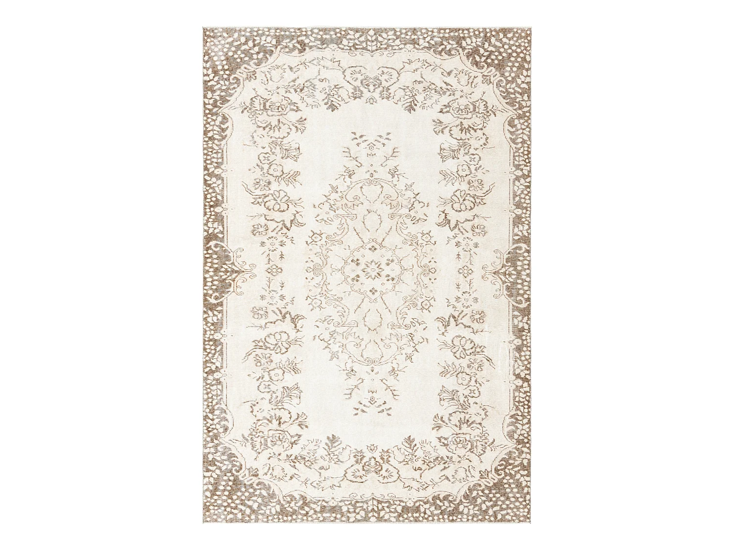 Tapis de laine 163x246 beige Ultra Vintage
