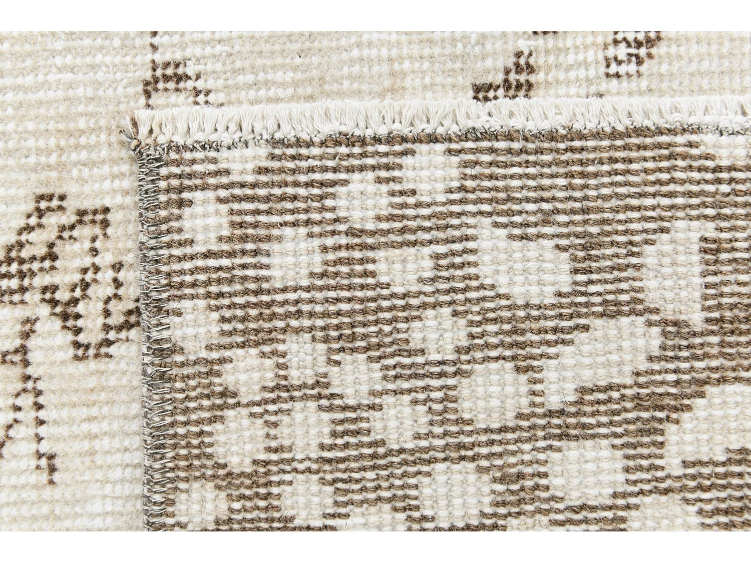 Tapis de laine 163x246 beige Ultra Vintage