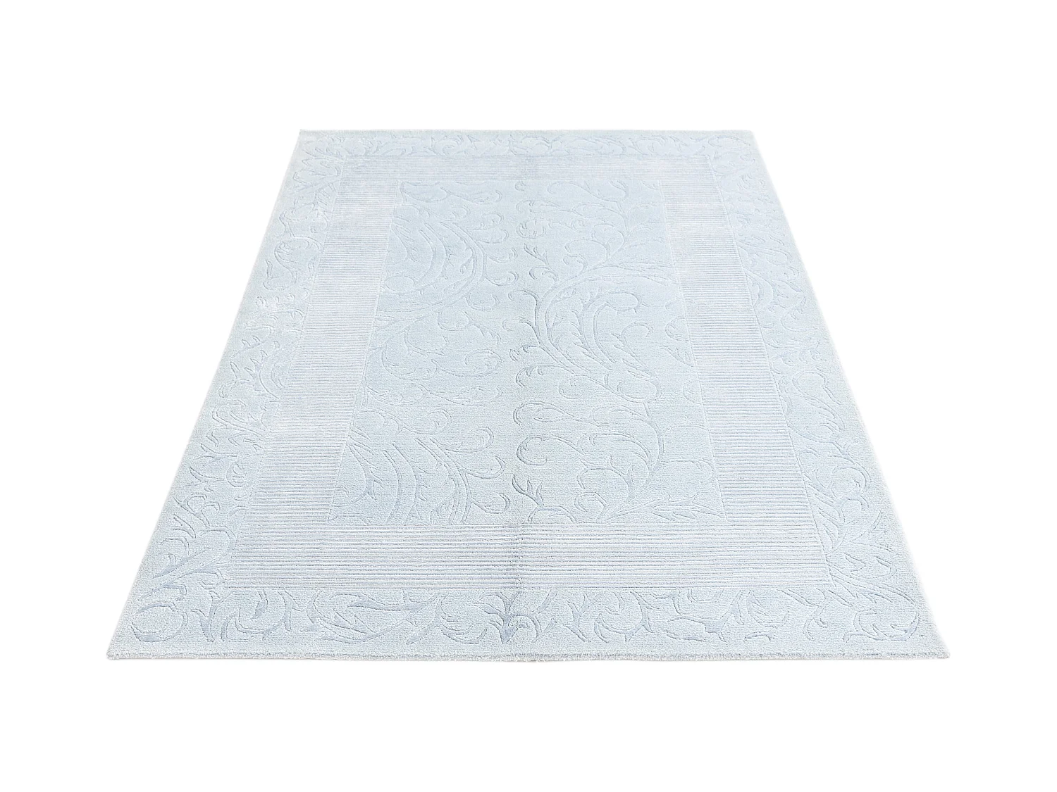 Tapis de laine 130x191 Bleu Darya