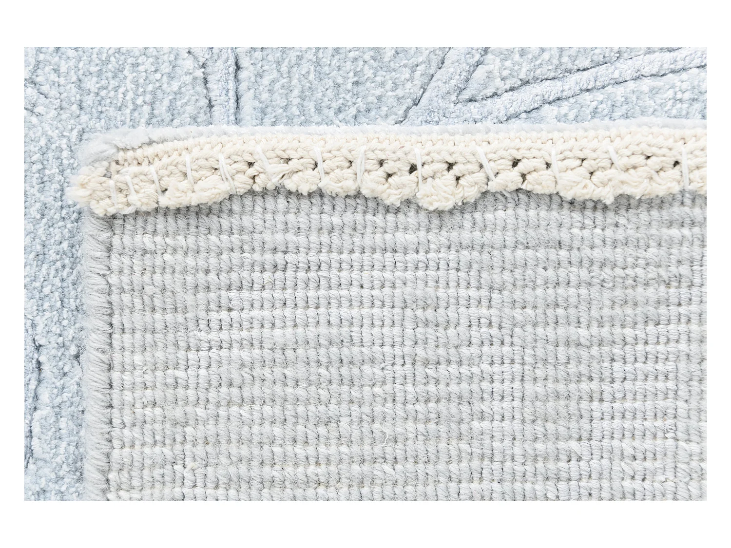 Tapis de laine 130x191 Bleu Darya