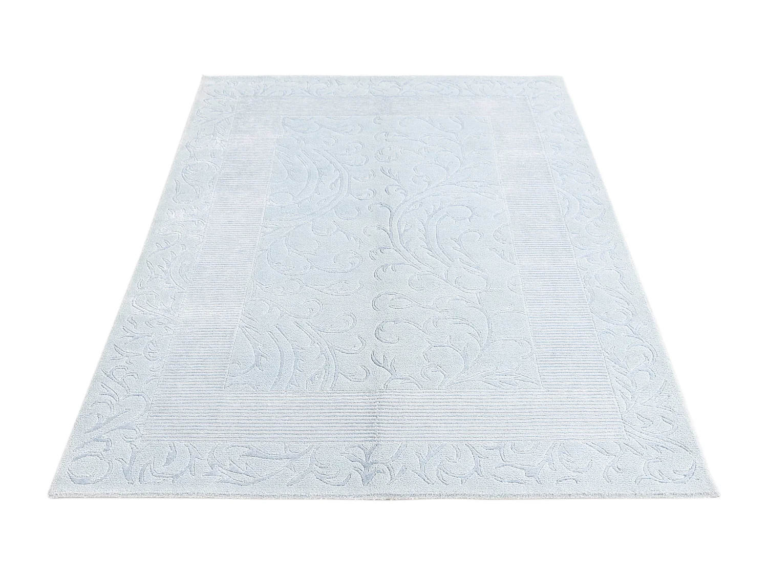 Tapis de laine 130x191 Bleu Darya
