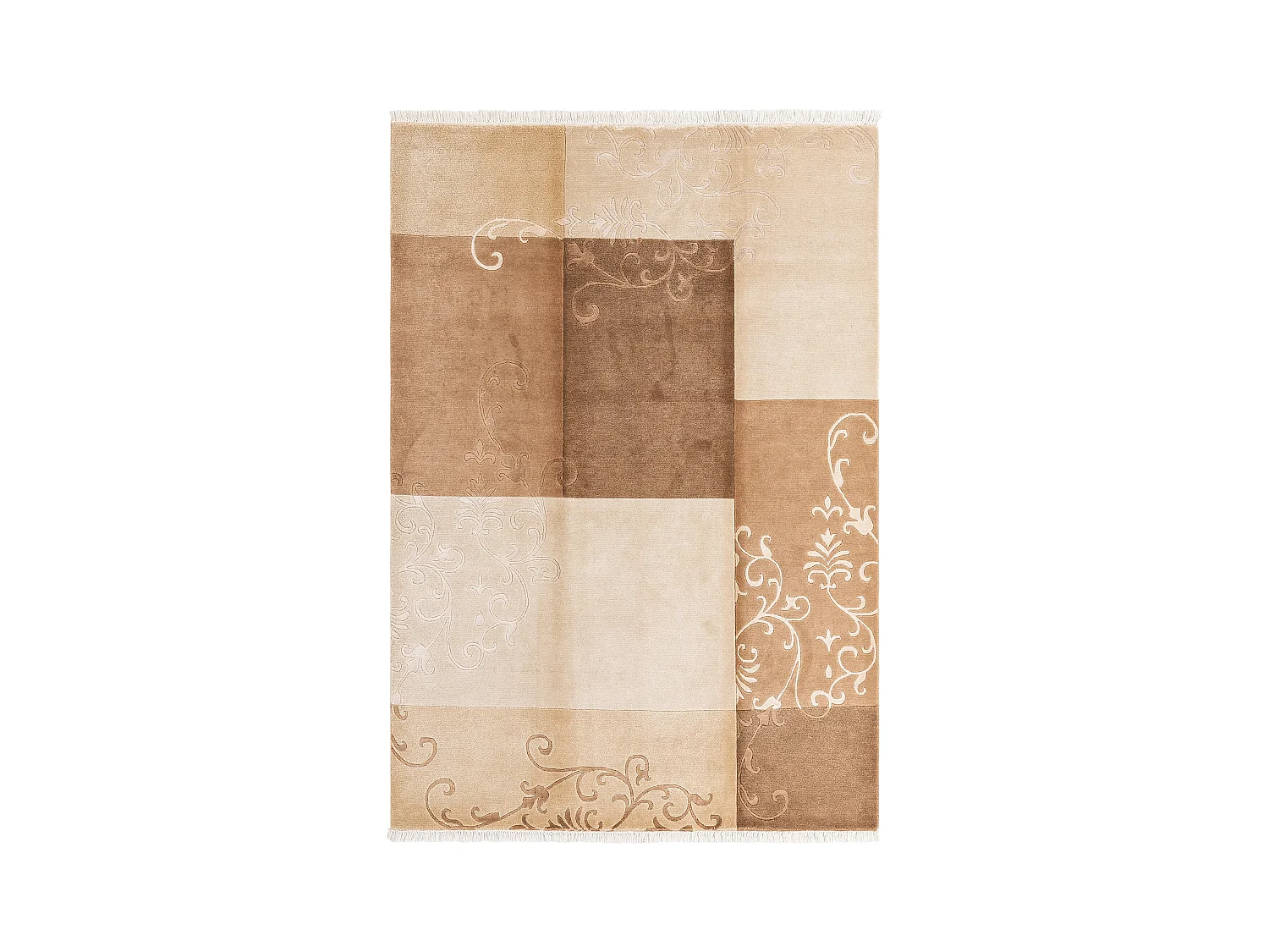 Tapis de laine 170x244 brun Darya