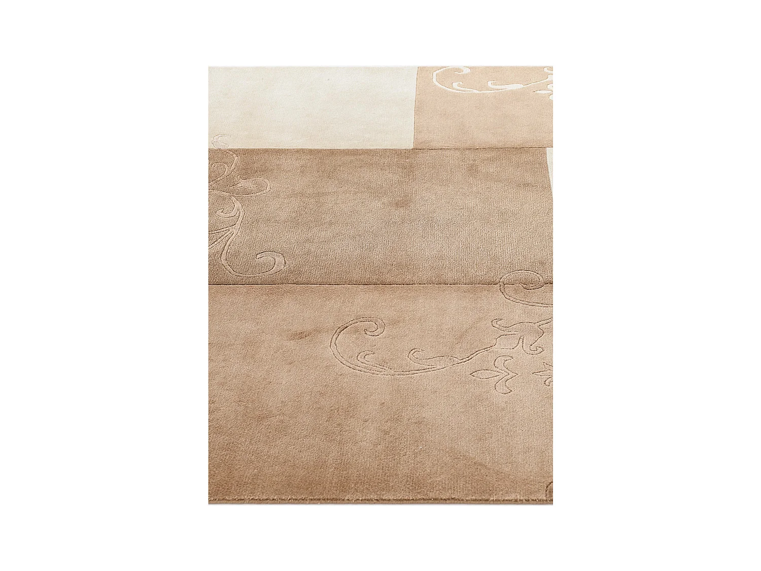 Tapis de laine 170x244 brun Darya