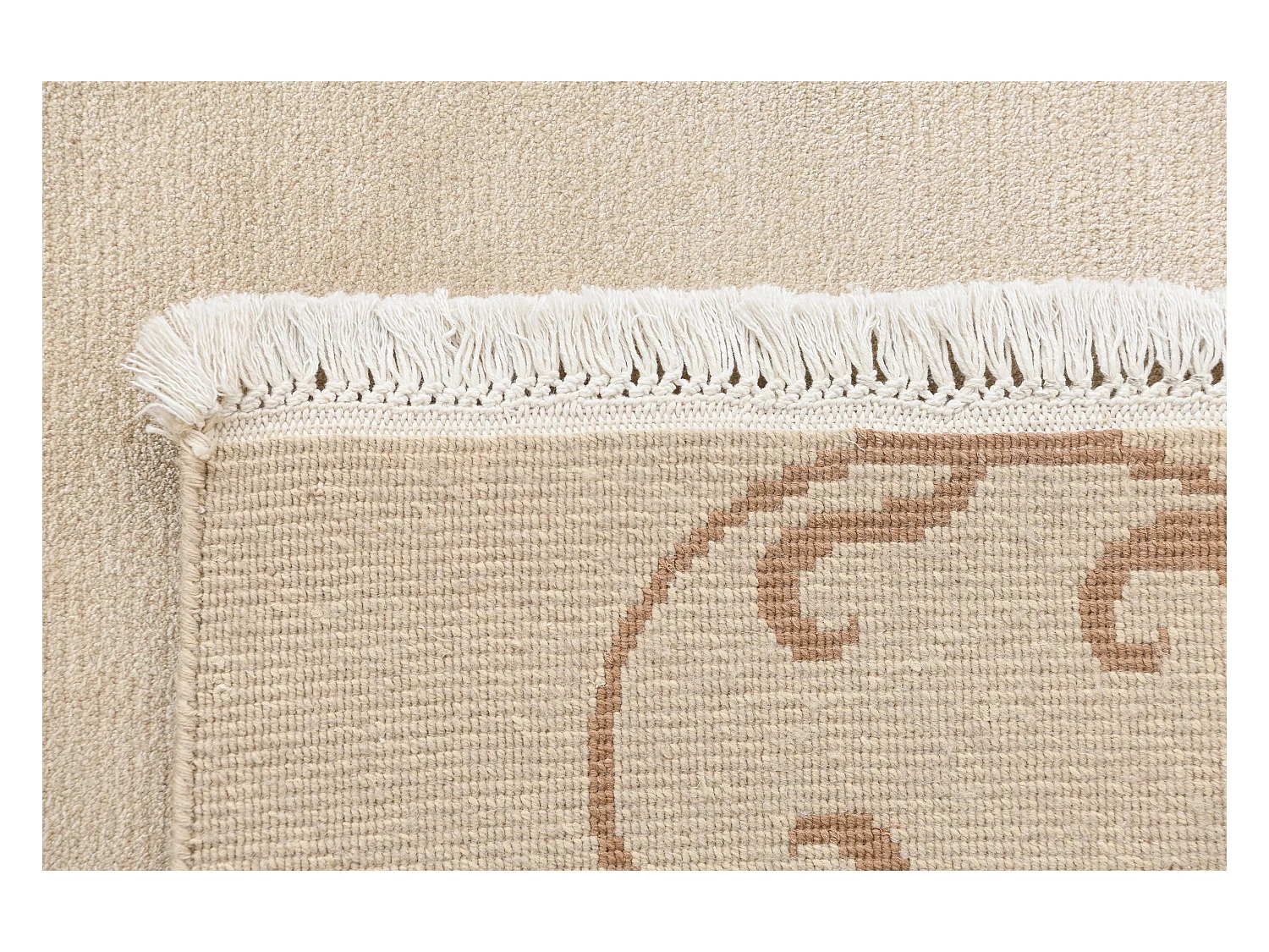Tapis de laine 170x244 brun Darya