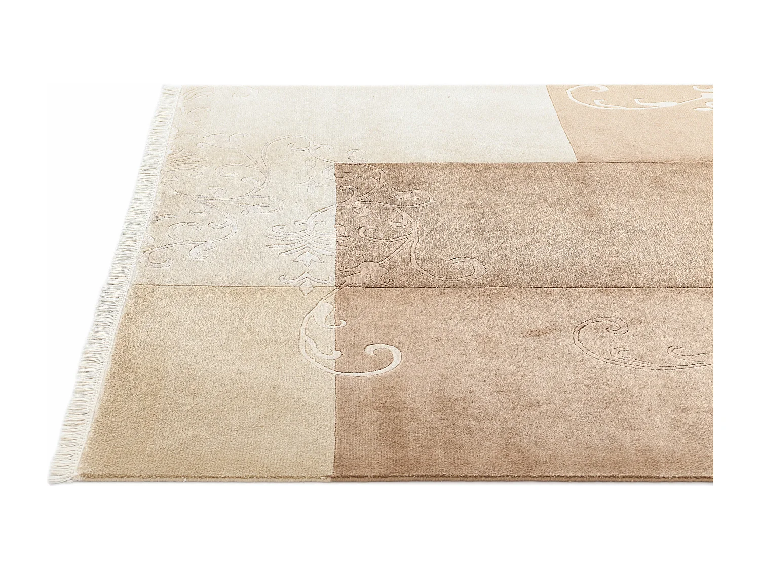 Tapis de laine 170x244 brun Darya
