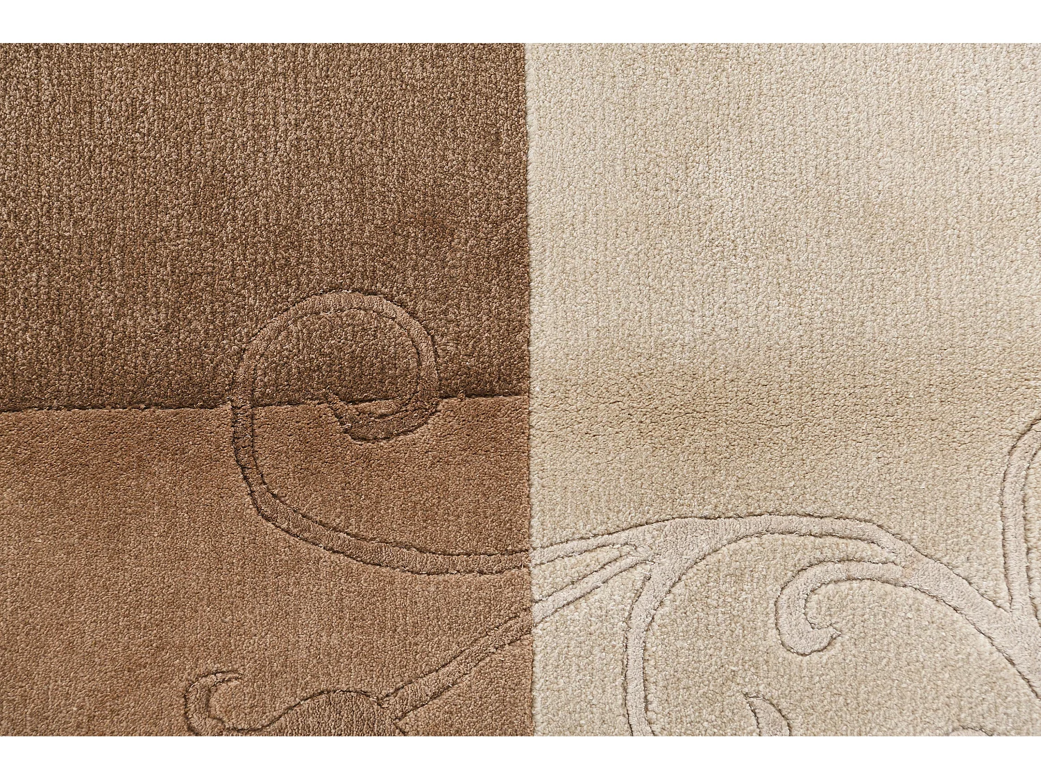 Tapis de laine 170x244 brun Darya