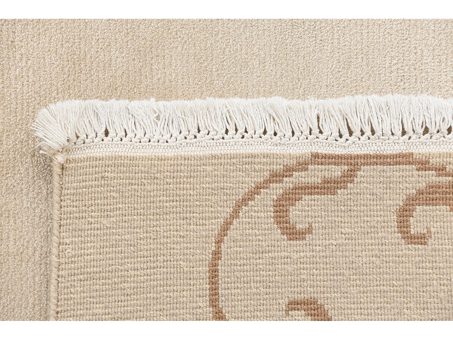 Tapis de laine 170x244 brun Darya