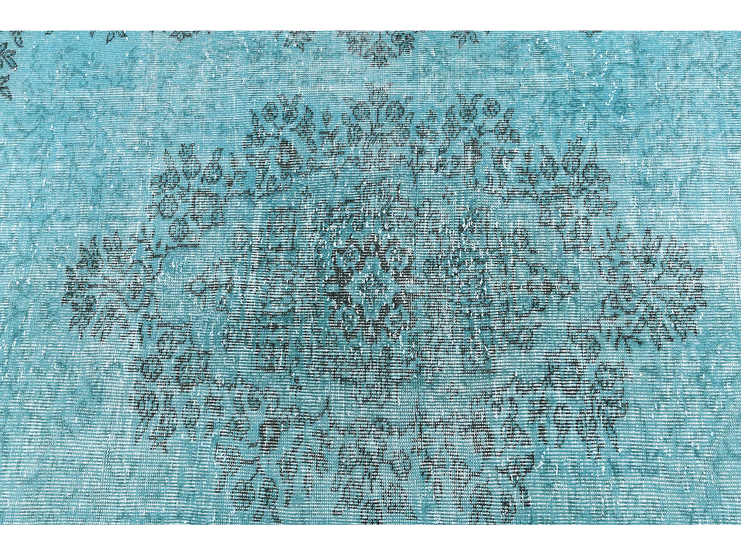Tapis de laine 180x259 Bleu Ultra Vintage