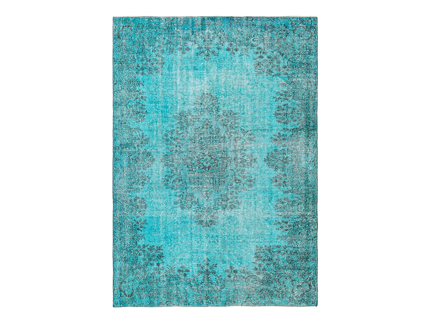 Tapis de laine 180x259 Bleu Ultra Vintage