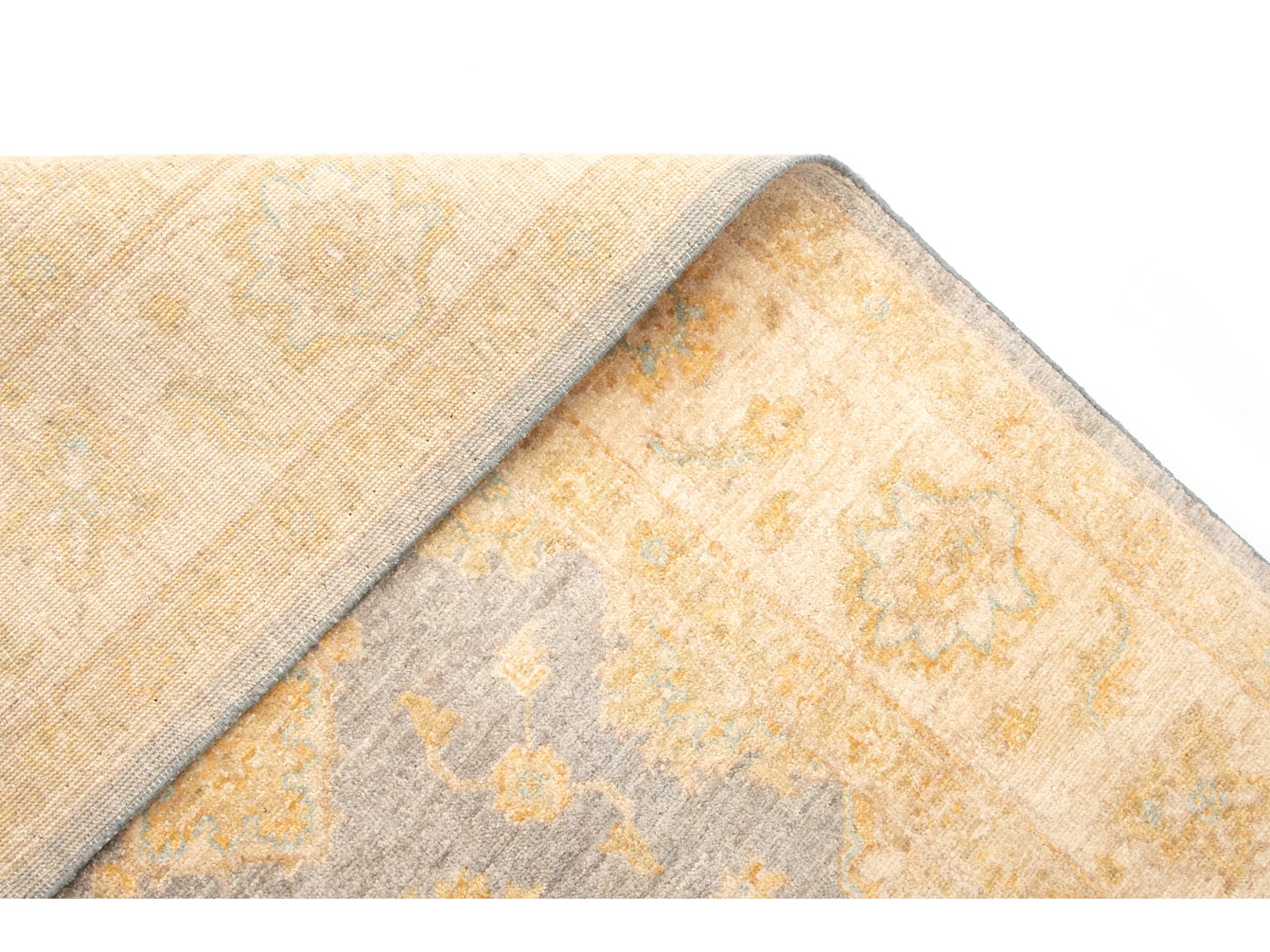 Tapis de laine 151x194 beige Kaizar