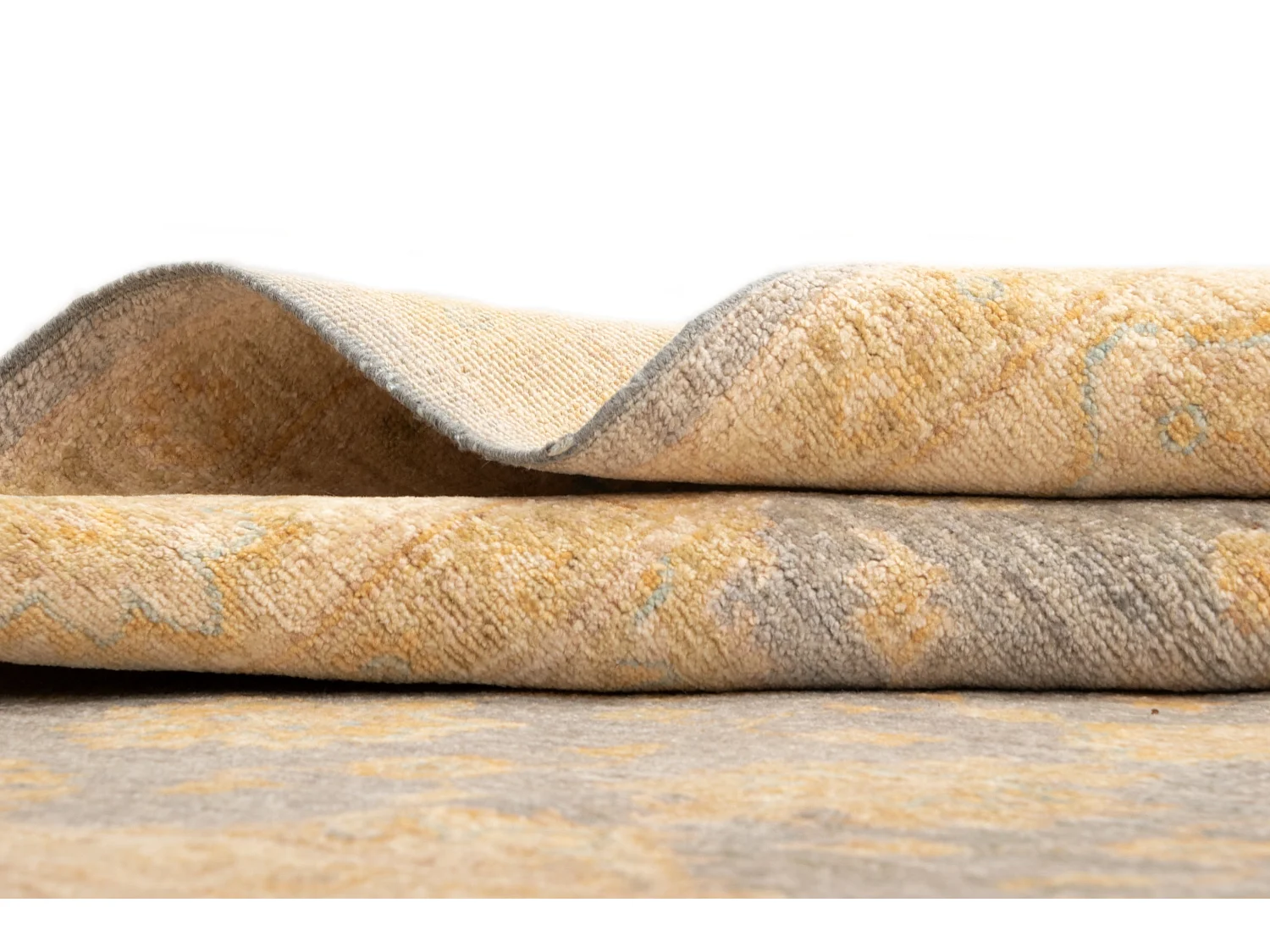 Tapis de laine 151x194 beige Kaizar