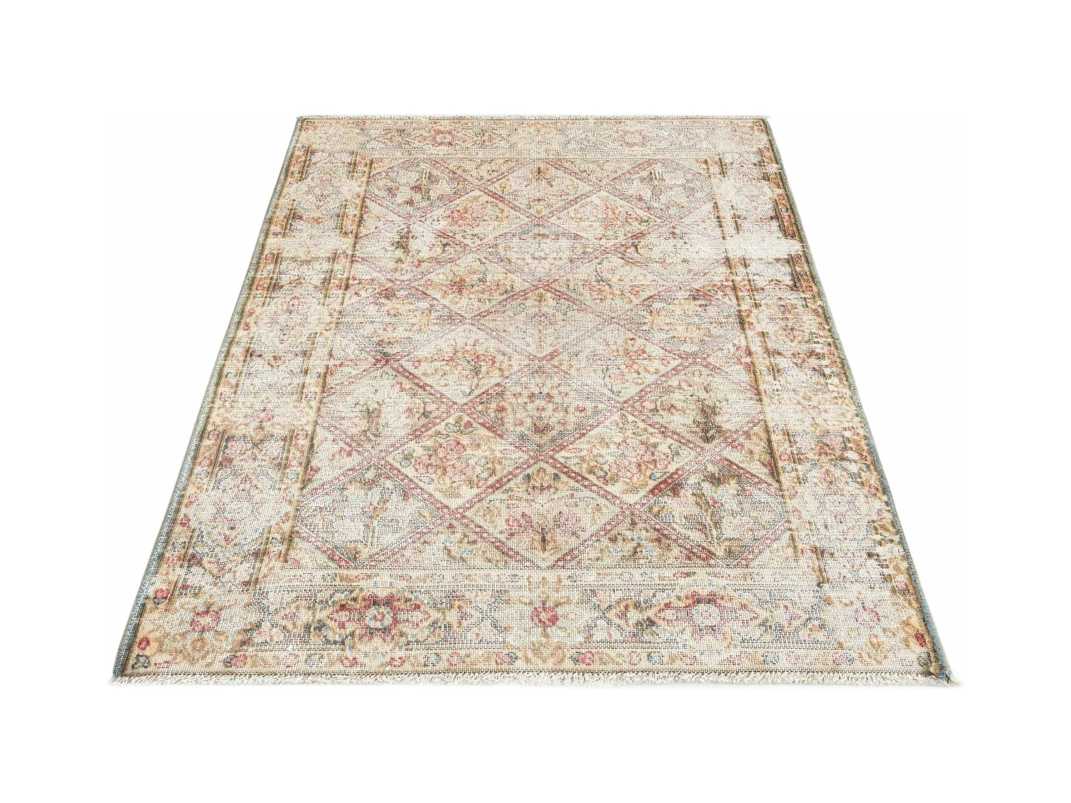 Tappeto in lana 95x145 beige Vintage Royal