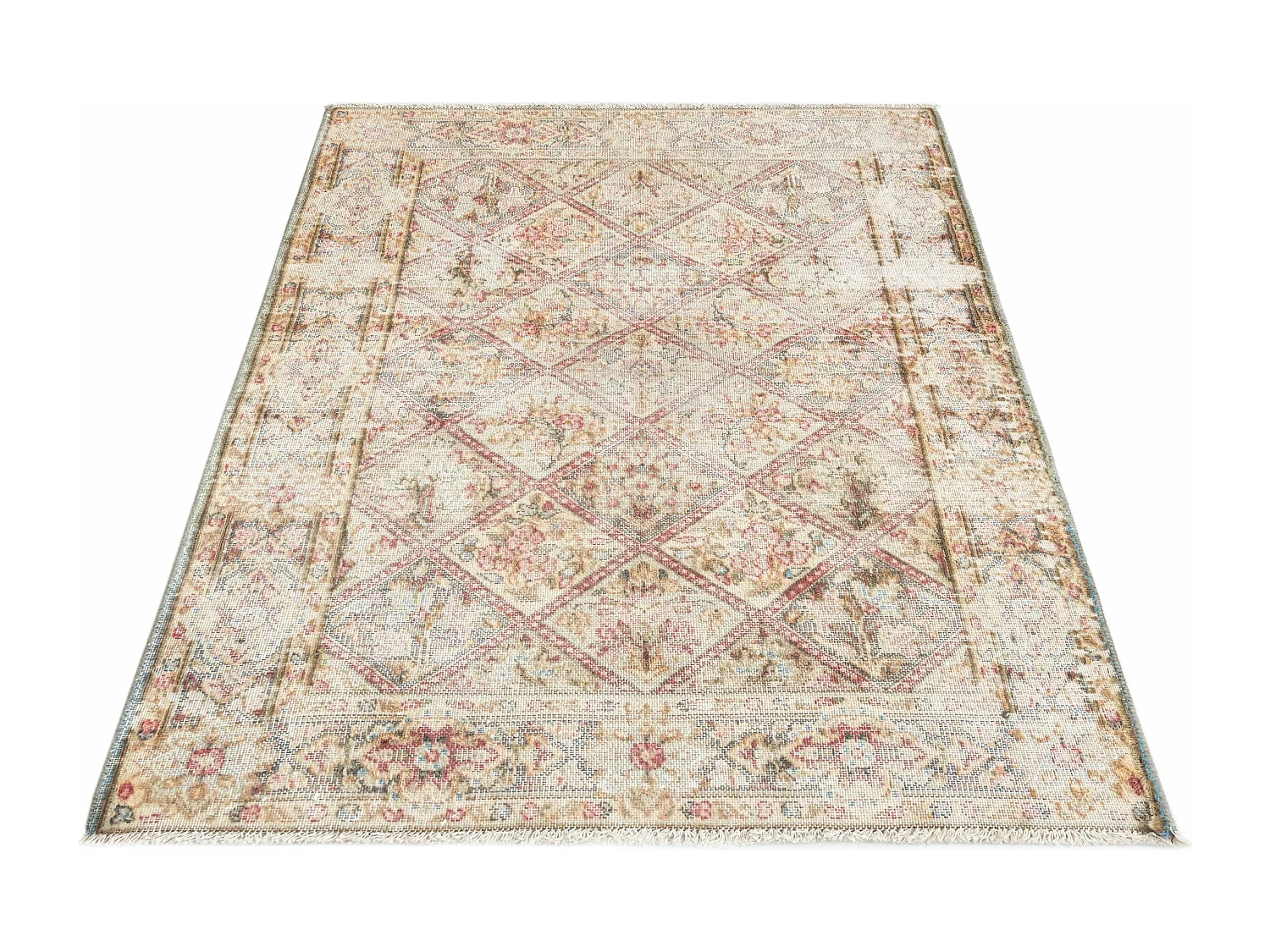 Tapis de laine 95x145 beige Vintage Royal