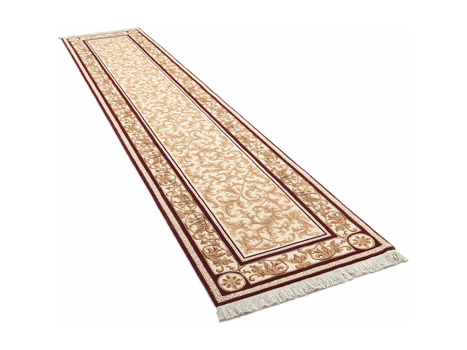 Tappeto per corridoio in lana 81x399 beige Darya