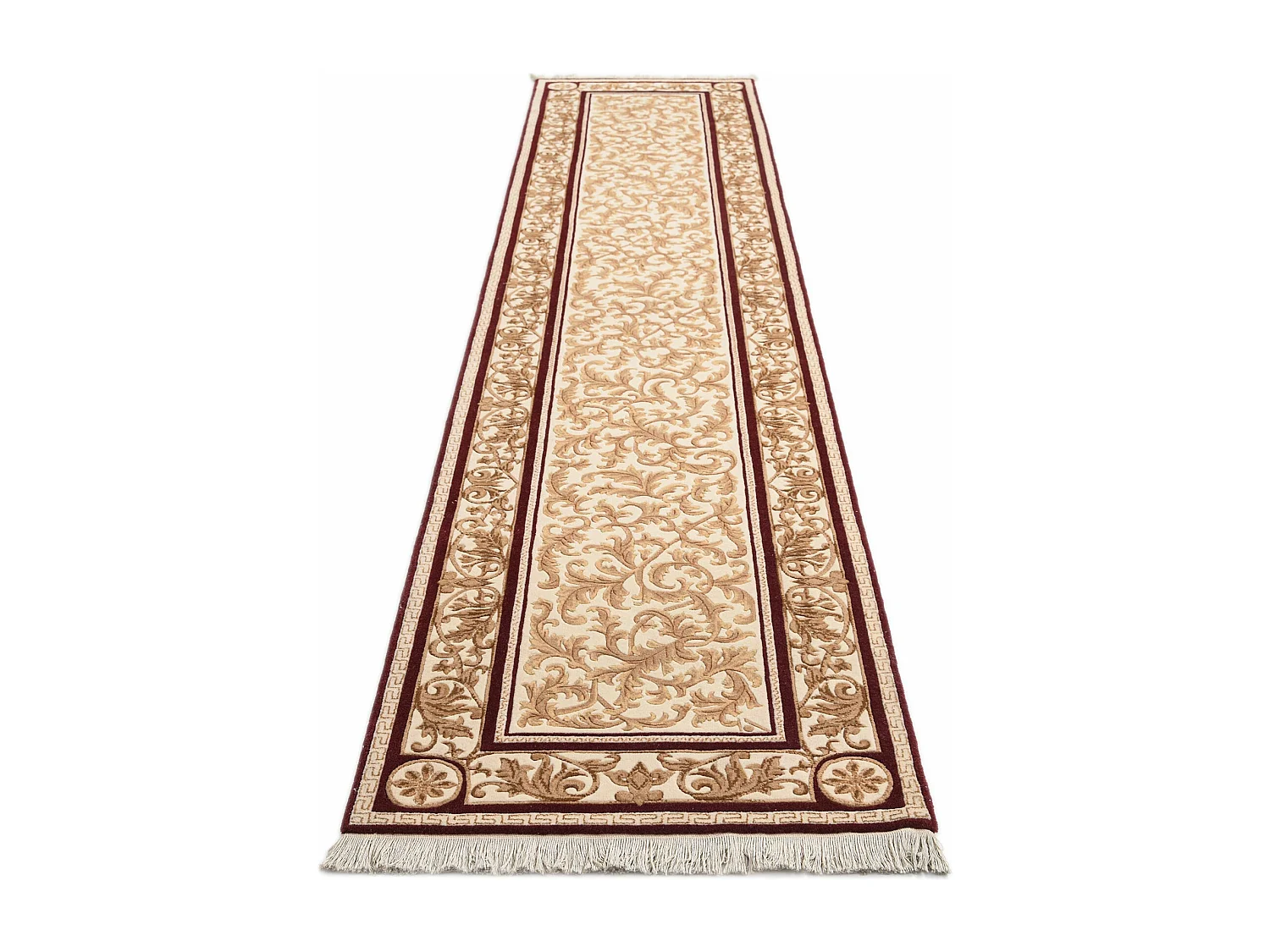 Tappeto per corridoio in lana 81x399 beige Darya