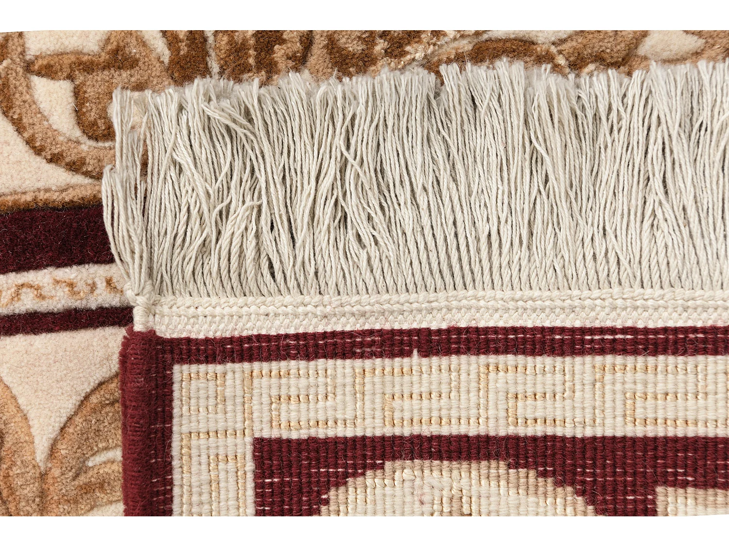 Tapis de couloir en laine 81x399 beige Darya