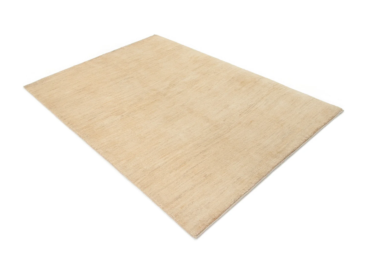 Tapis de laine 143x203 beige Gabbeh Shouli