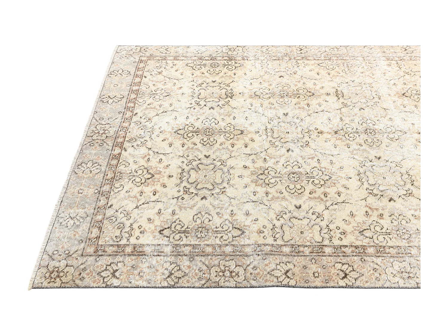 Tapis de laine 150x259 beige Ultra Vintage