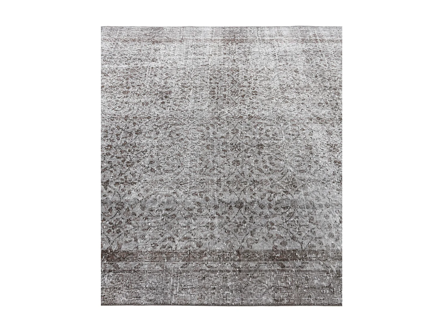 Wollteppich 185x282 Grau Ultra Vintage