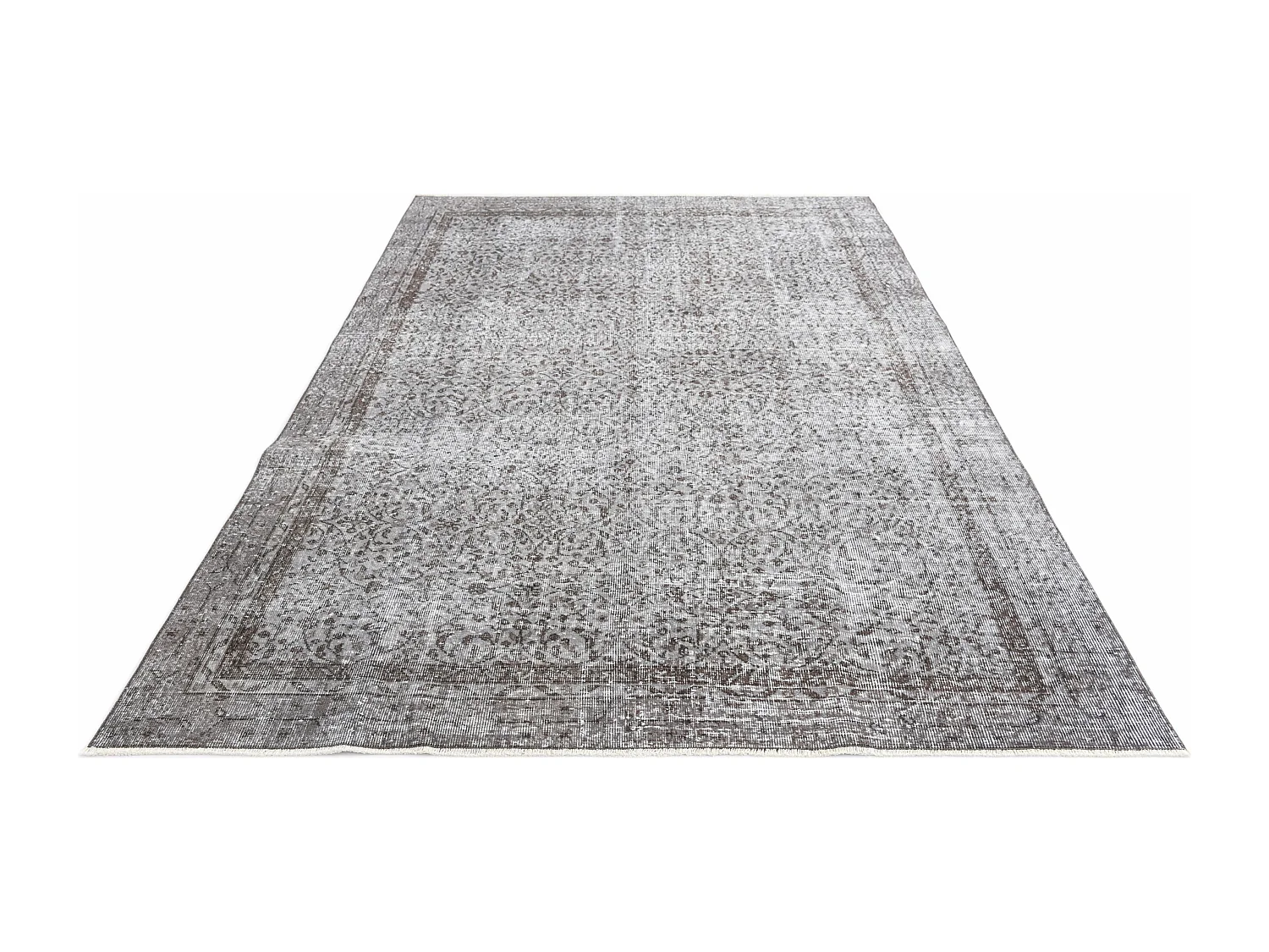 Tapis de laine 185x282 gris Ultra Vintage