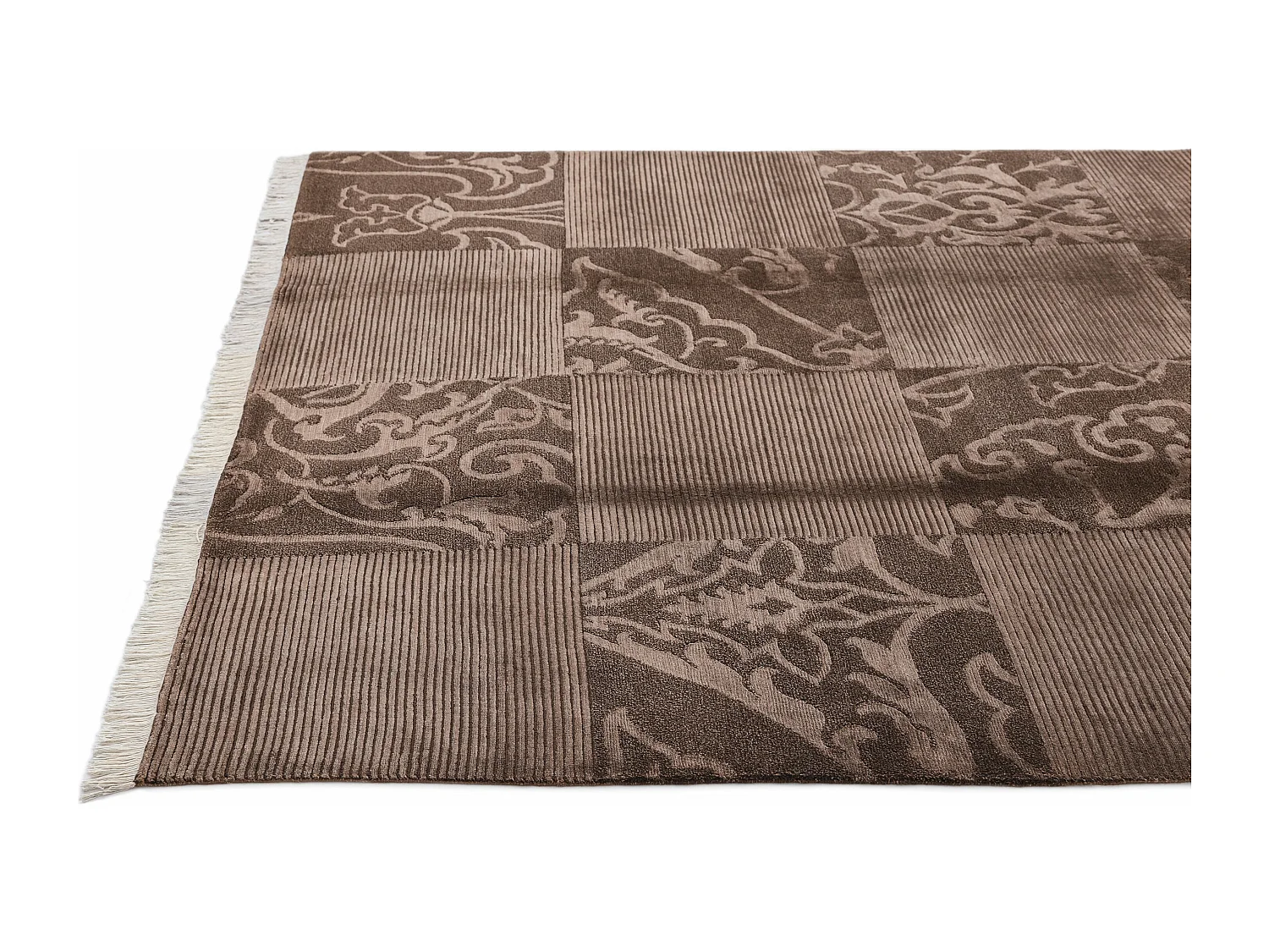 Tappeto in lana 165x244 marrone Darya