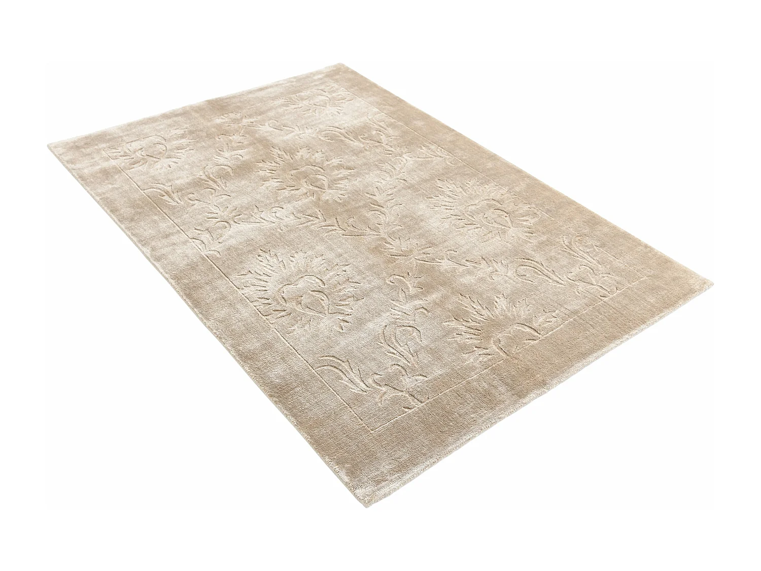 Tapis de laine 119x175 brun Darya