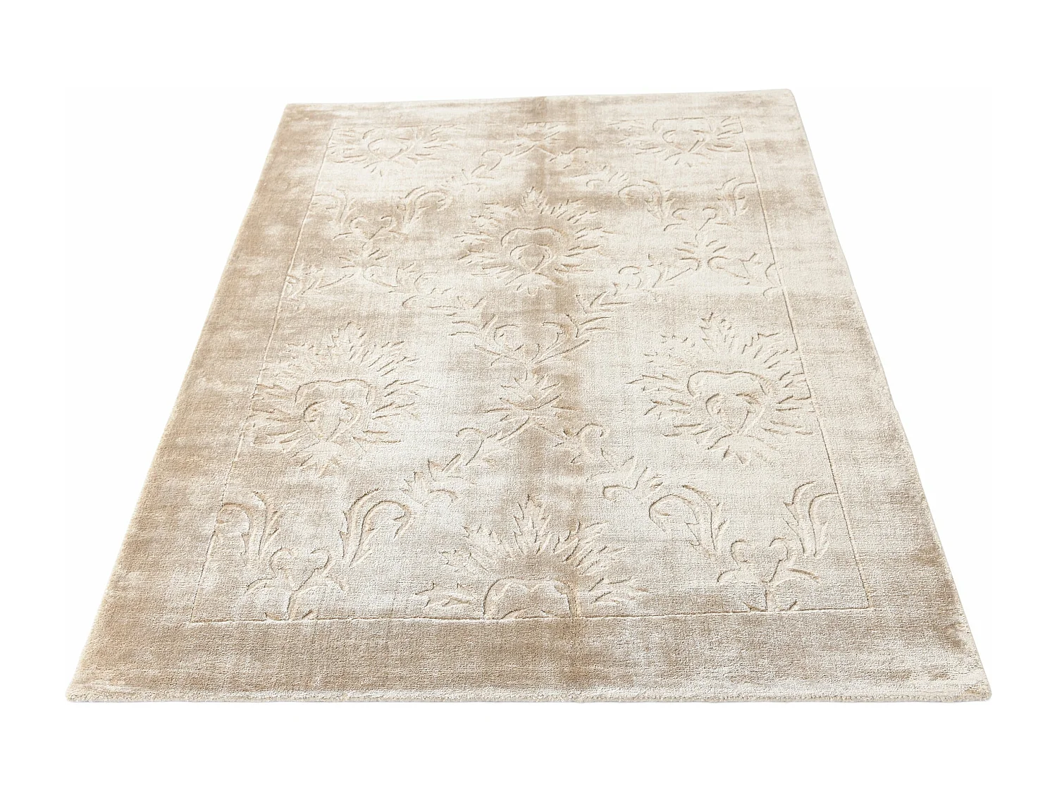 Tapis de laine 119x175 brun Darya