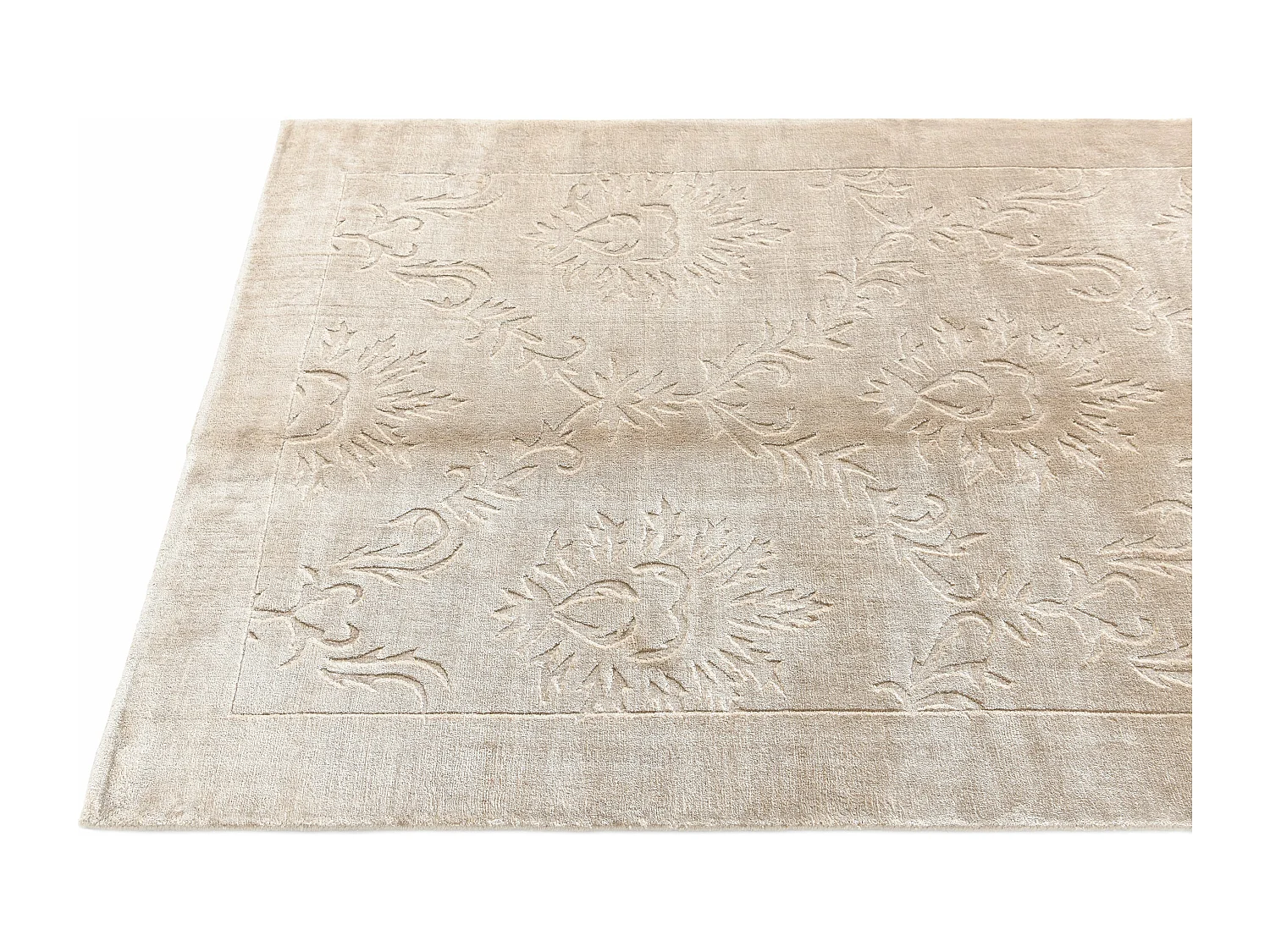 Tapis de laine 119x175 brun Darya