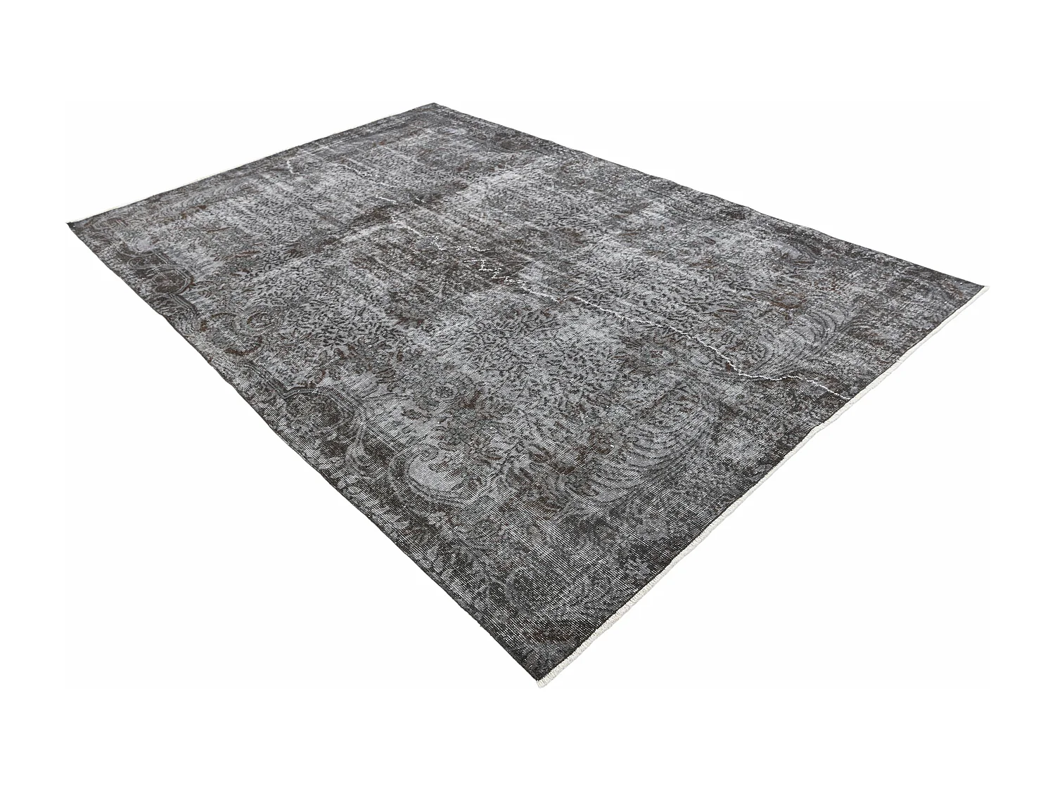 Tapis de laine 191x300 gris Ultra Vintage