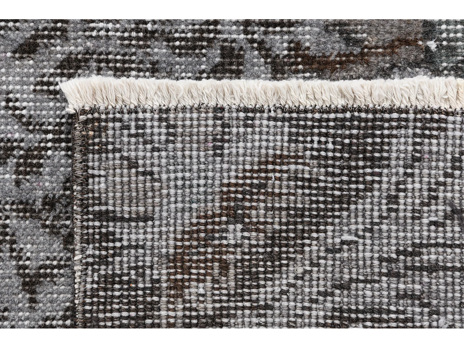 Tapis de laine 191x300 gris Ultra Vintage