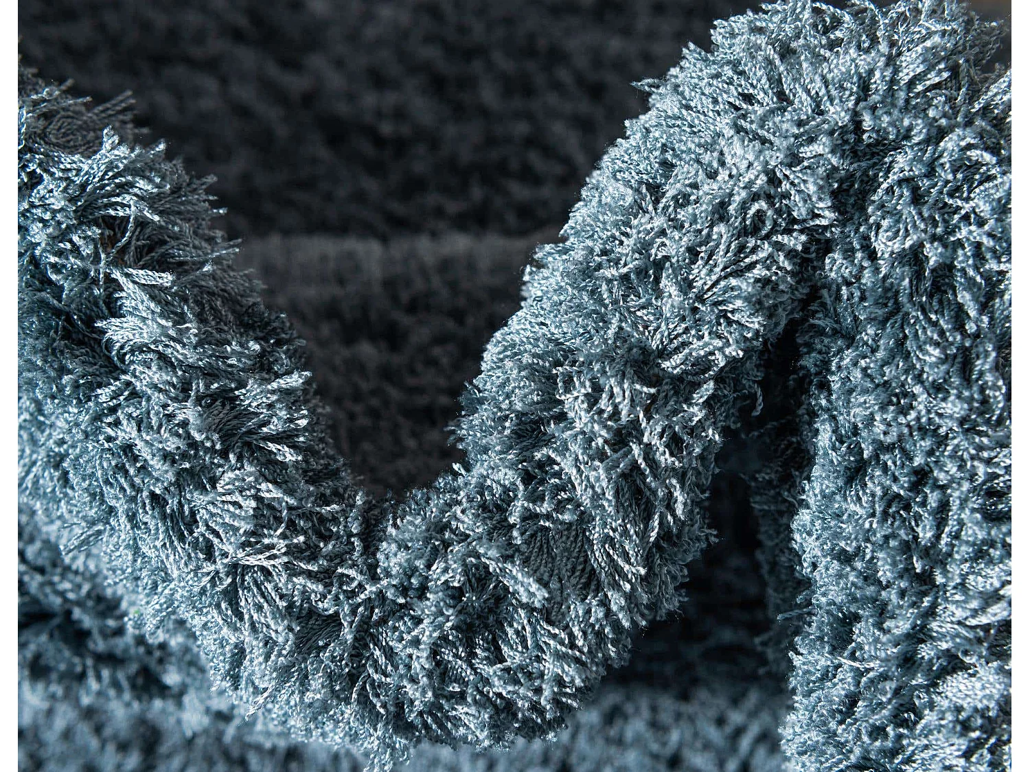 Tapis shaggy 160x245 Bleu Luzern