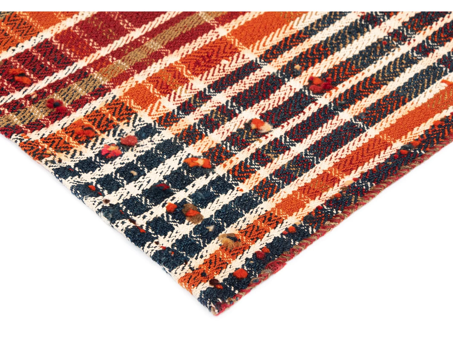 Tapis de laine 140x185 orange Jajim