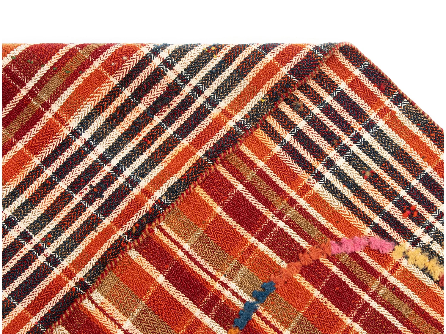 Tappeto in lana 140x185 arancia Jajim