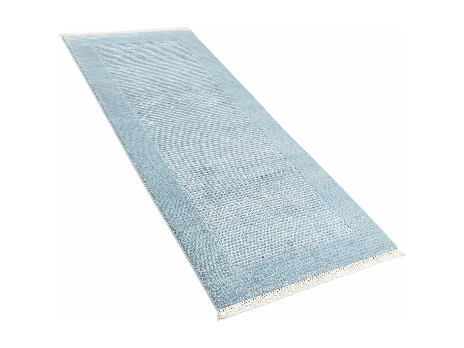 Loper-Woltapijt 201x79 Blauw Darya