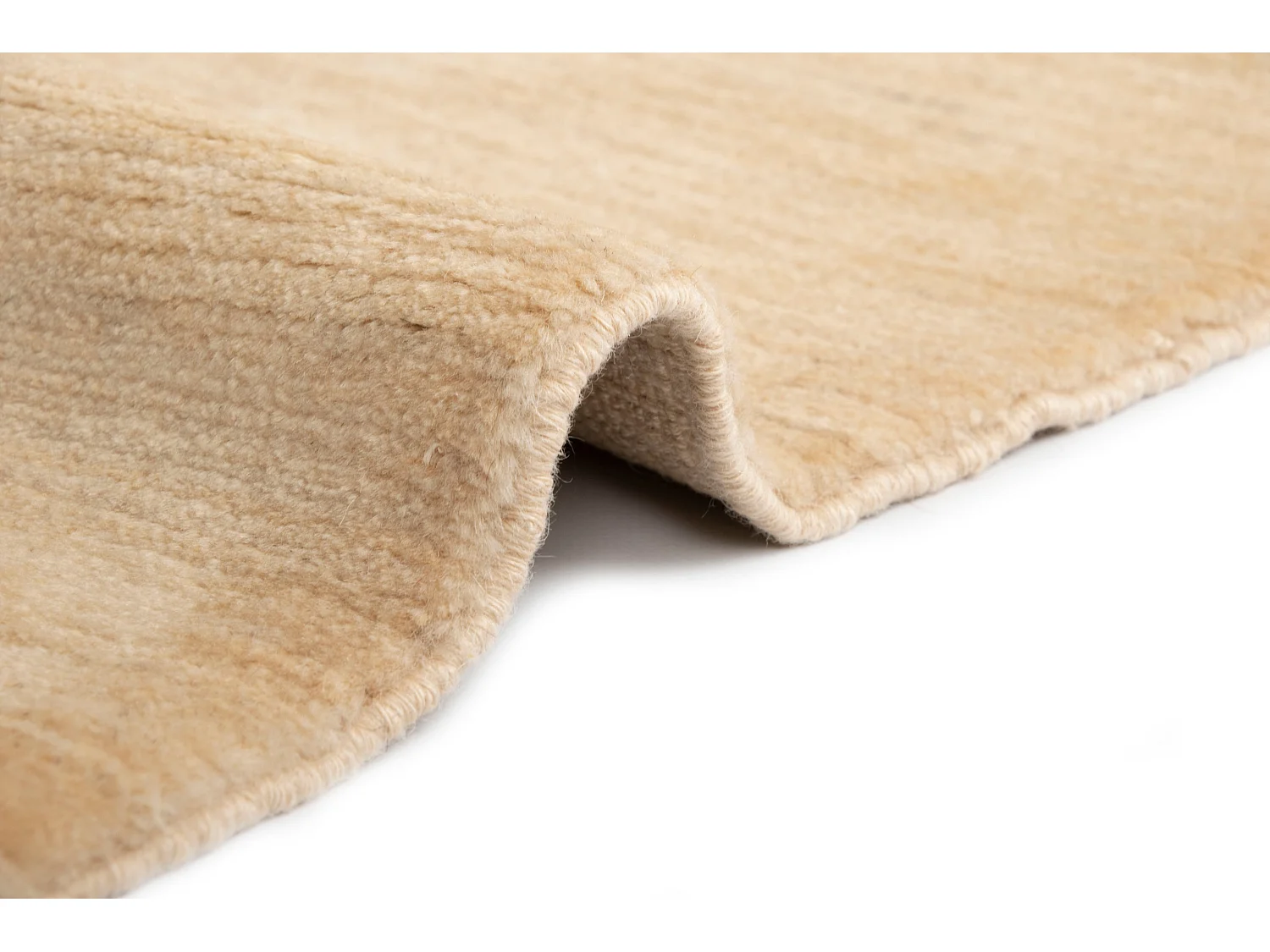 Tapis de laine 174x237 beige Juma