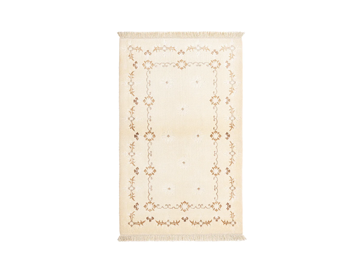 Wollteppich 94x152 Beige Darya