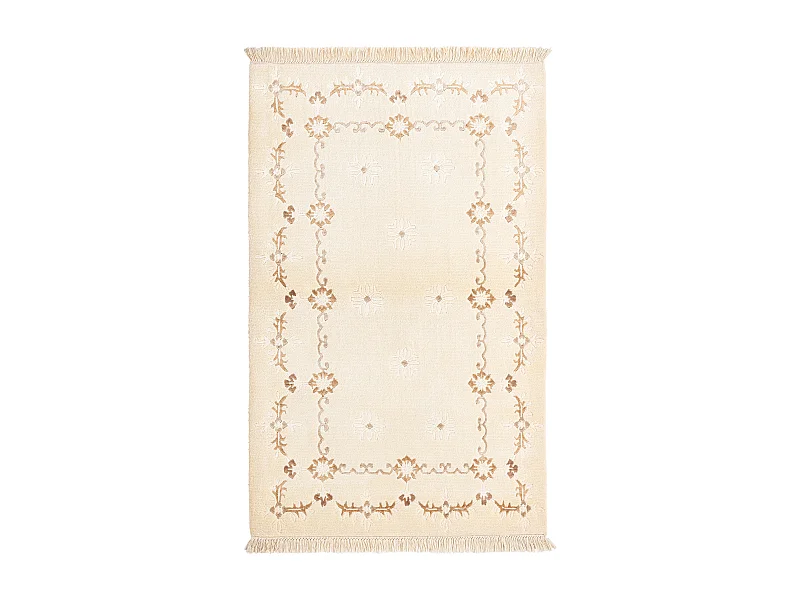 Tapis de laine 94x152 beige Darya