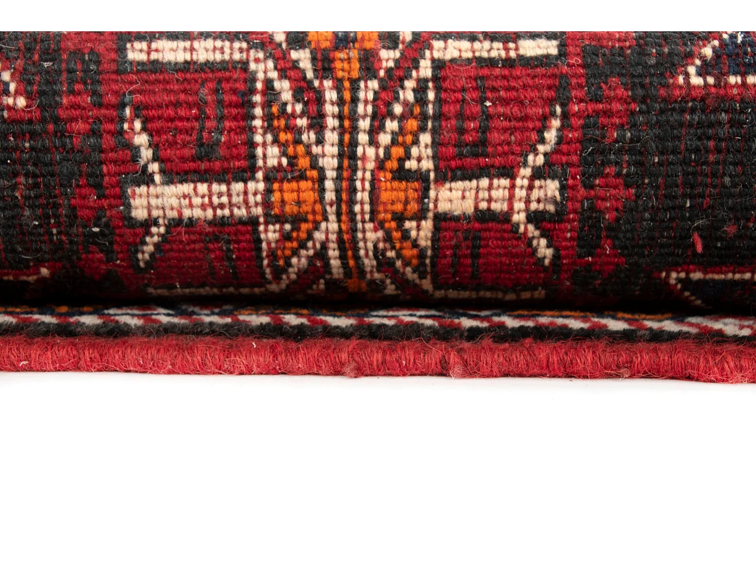 Wollteppich 83x112 Braun Afghan