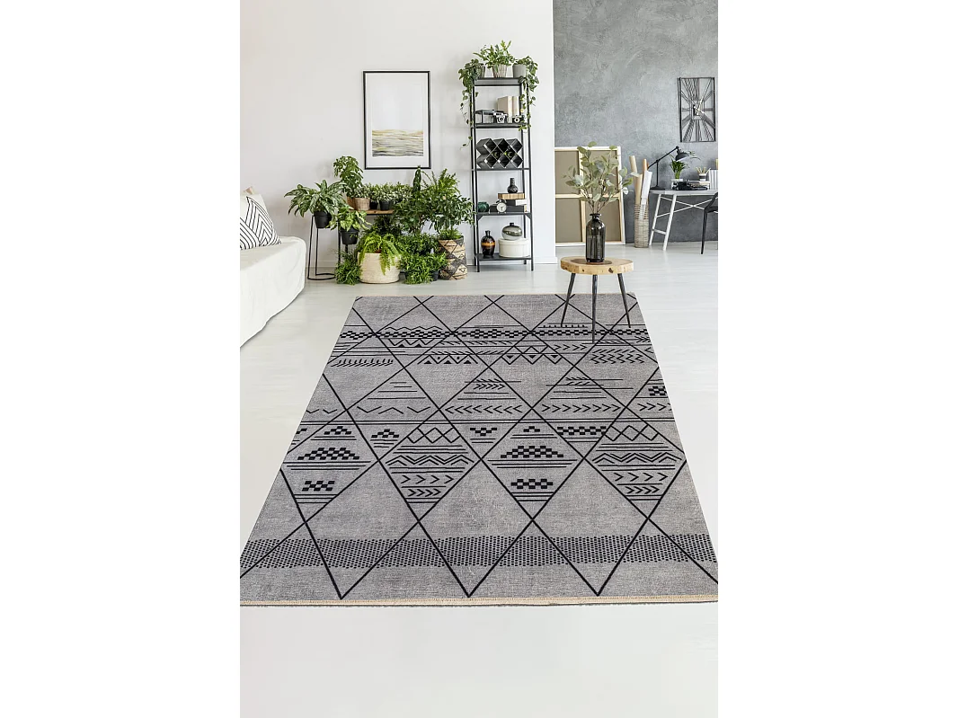 Tapis 160x245 gris Kriens Maya