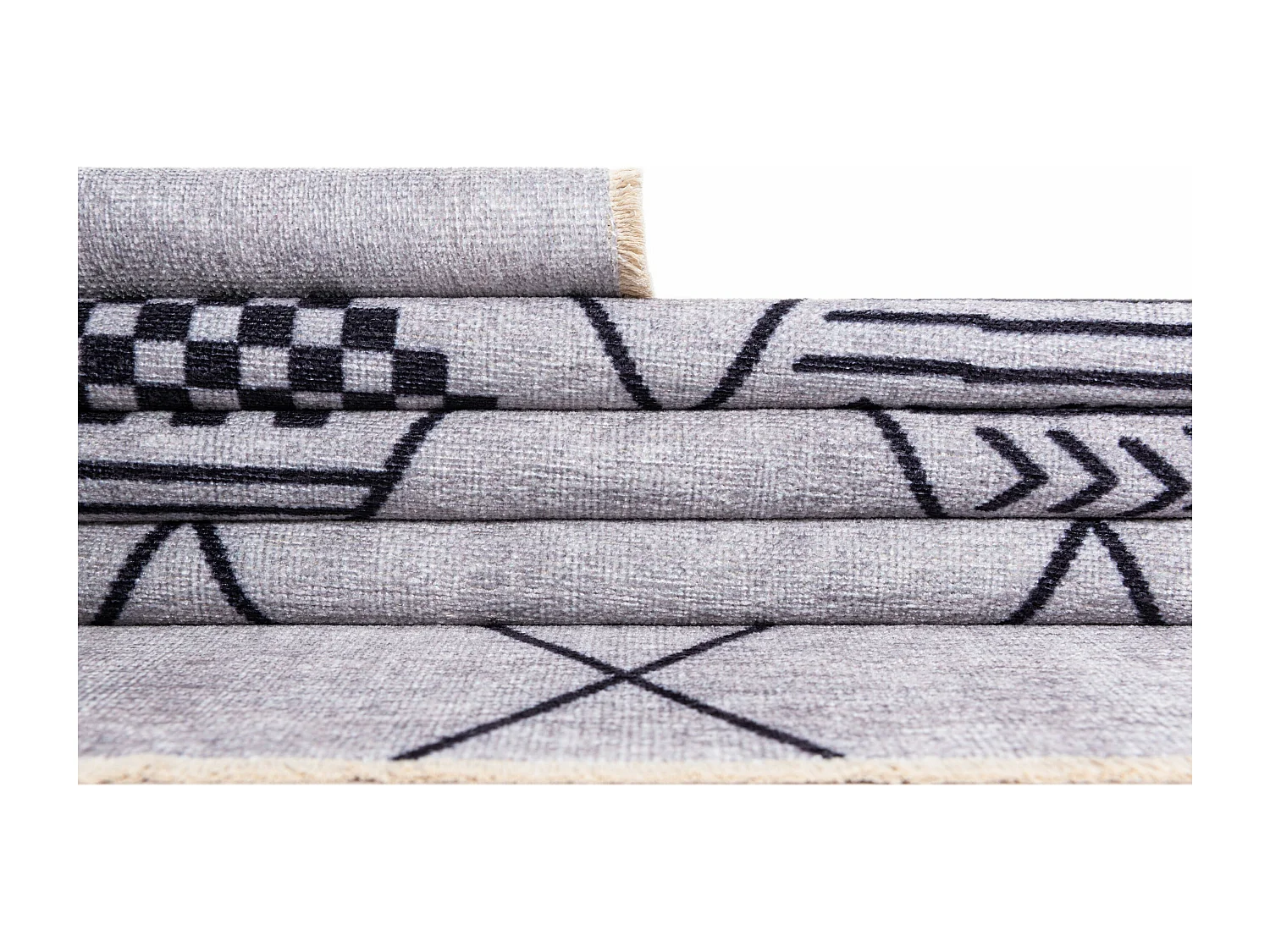 Tapis 160x245 gris Kriens Maya