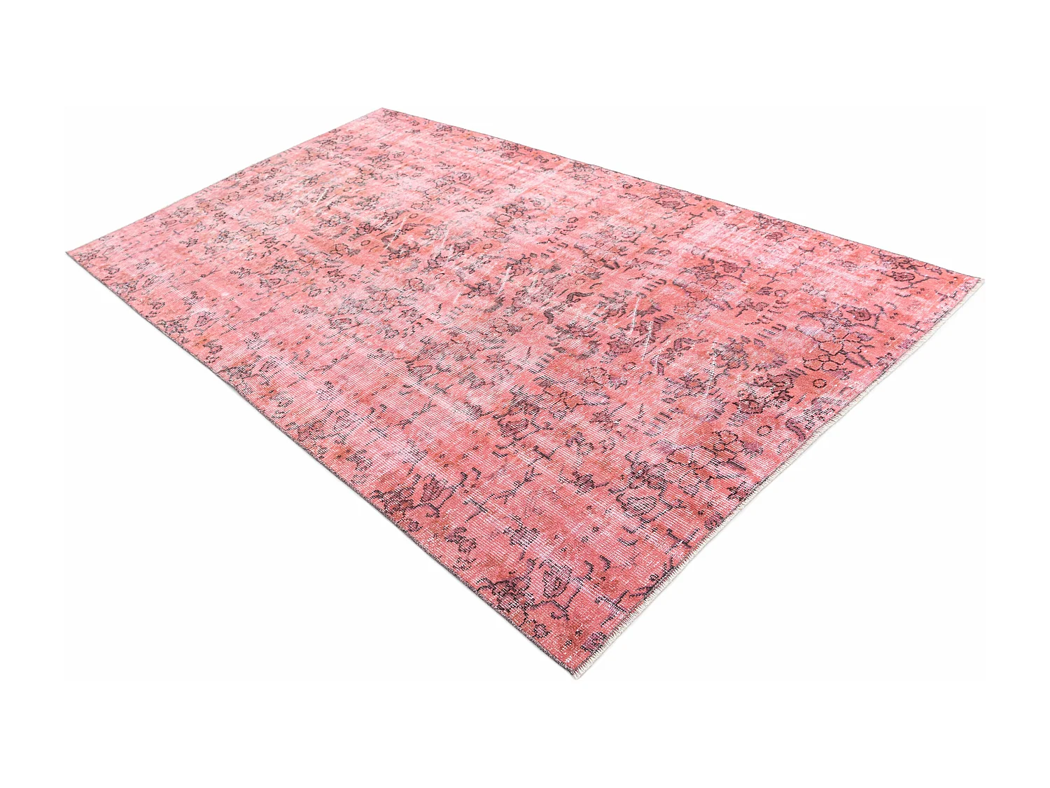 Tapis de laine 147x254 rose Ultra Vintage
