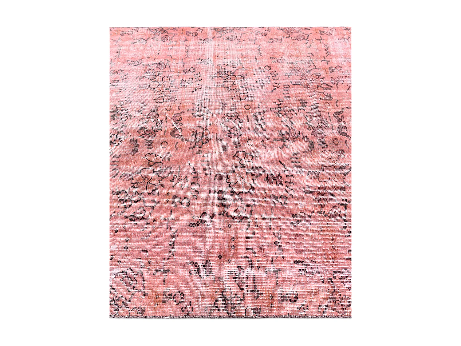 Tapis de laine 147x254 rose Ultra Vintage