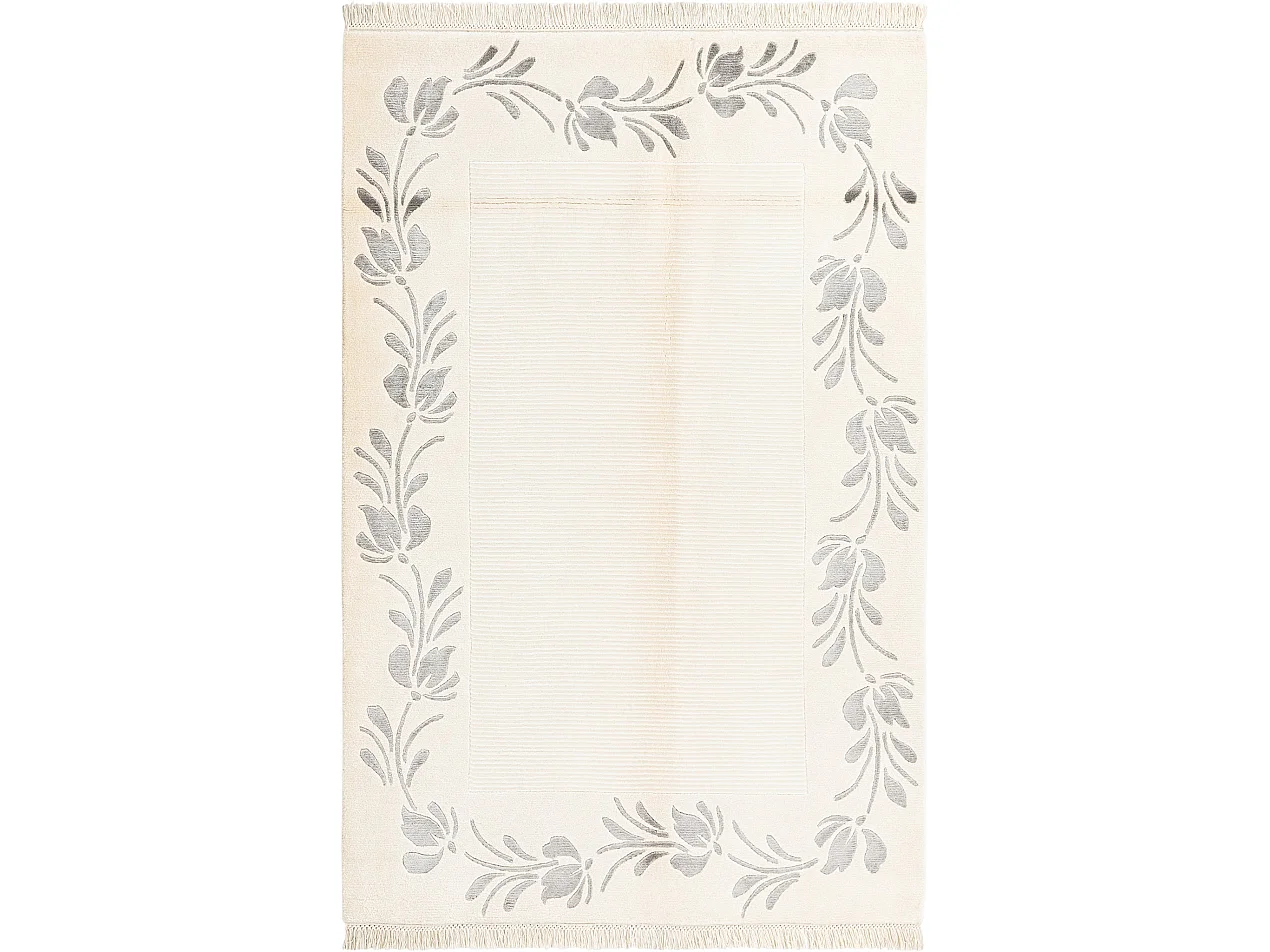 Tapis de laine 119x183 beige Darya