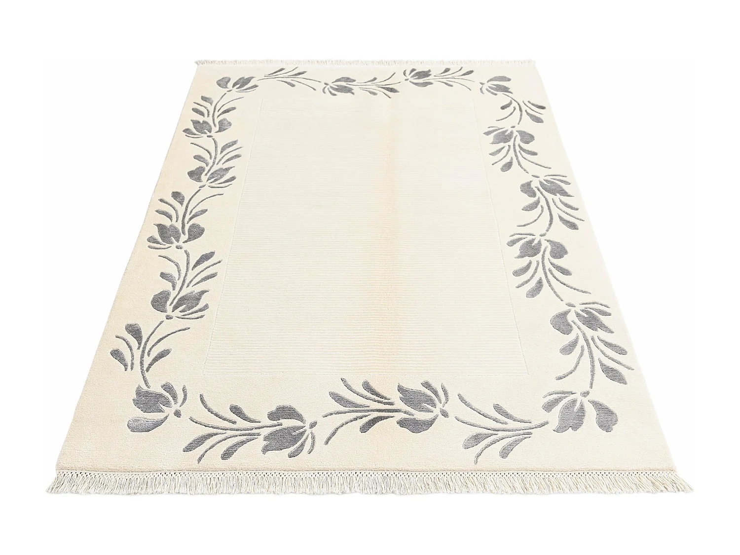 Tapis de laine 119x183 beige Darya