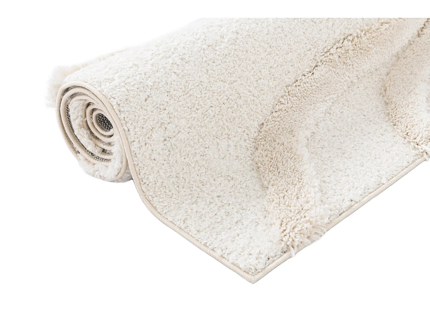 Hoogpolig tapijt 185x125 Wit Thun Arbor